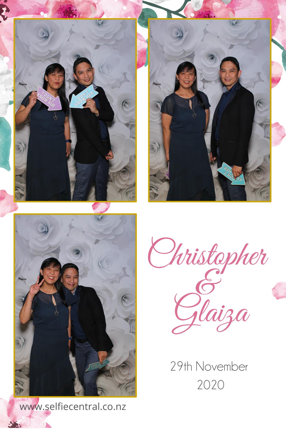 Christopher and Glaiza's Wedding | View more photos from the event at gallery.photobooth.co.nz/u/SelfieCentral/Christopher-and-Glaizas-Wedding